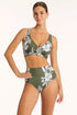 Sea Level Aloha Cross Front Multifit Bra
